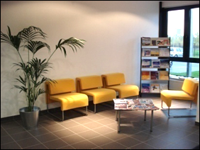 Salon d'accueil pépinière d'entreprises